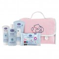 Chicco Pink pyn do mycia ciaa i wosw 200ml + balsam do ciaa 150ml + krem na odparzenia 100ml + chusteczki 16szt