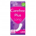 Carefree Plus Long wkadki higieniczne Unscented 40szt