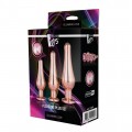 Dream Toys Gleaming Love Rose Gold korek analny 3szt