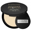 Eveline Wonder Match matowy puder prasowany SPF30 01 8g
