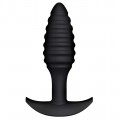 Marc Dorcel Spiral Plug stymulujca wtyczka analna ze spiralnie prkowan powierzchni Black