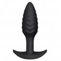 Marc Dorcel Wavy Plug Silicone Anal Plug korek analny Black