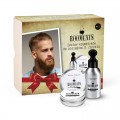 Roomcays Zestaw do pielęgnacji brody olejek 50ml + balsam 30ml + wosk 30ml