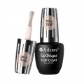 Silcare Top Coat Silk Delight No Wipe top do lakierw hybrydowych 9ml