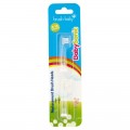 Brush Baby Baby Sonic kocwki do szczoteczki sonicznej 0-18m 2szt