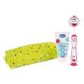 Chicco Hippo pasta do zbw Truskawkowa 50ml + szczoteczka do zbw 3-6l