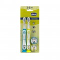 Chicco Szczoteczka do zbw 3-6l Tygrys i Panda 2szt