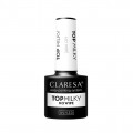 Claresa Top MIlky No Wipe top utwardzający do lakieru hybrydowego bez przemywania 5g