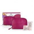 Collistar Smoothing Anti Wrinkle Cream krem do twarzy 50ml + Rigenera Night Cream krem pod oczy 15ml + kosmetyczka Fuksja