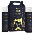 Hiskin Men szampon do wosw 250ml + el do mycia ciaa 250ml