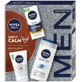 Nivea Sensitive Keep It Calm krem do twarzy 75ml + el oczyszczajcy do twarzy 100ml + el pod prysznic 250ml