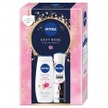 Nivea Soft Rose Rose & Almond Oil el pod prysznic 250ml + antyperspirant 150ml spray