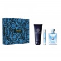 Versace Pour Homme Woda toaletowa 100ml spray + el pod prysznic 150ml + Woda toaletowa 10ml spray