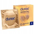 Durex Sensual Extra Lubricated prezerwatywy 3szt