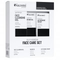 Nacomi Men Fave Care el do mycia twarzy 140ml + olejek do brody 40ml + krem po goleniu 50ml