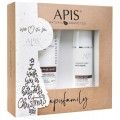 Apis Zestaw witeczny Coffe Shot bioaktywna maska z kwasem Kawowym 200ml + Kawowy krem anti-aging 100ml