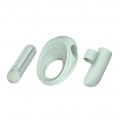 Dream Toys Glam 3-IN-1 wibrujcy pocisk + piercie erekcyjny + nasadka na palec
