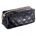 Inter Vion Gold & Black kosmetyczka pikowana Czarna