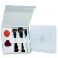 Jessup Ultimate Travel Makeup Tool zestaw dwustronnych pdzli do makijau 3szt + gbeczki do makijau 2szt T510