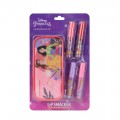 Lip Smacker Disney Princess Lip Gloss & Pouch byszczyki do ust 4x6ml + kosmetyczka
