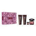 Versace Crystal Noir Woda perfumowana 90ml spray + Woda perfumowana 5ml + Balsam do ciaa 100ml + el pod prysznic 100ml