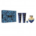 Versace Dylan Blue Woda perfumowana 100ml spray + el pod prysznic 100ml + Balsam do ciaa 100ml + Woda perfumowana 5ml