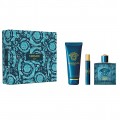 Versace Eros Parfum 100ml spray + el pod prysznic 150ml + Parfum 10ml spray