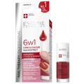 Eveline Nail Therapy 6w1 Care & Colour skoncentrowana odywka do paznokci Red 5ml