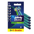 Gillette Blue II Plus Slalom jednorazowe maszynki do golenia dla mczyzn 6szt