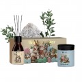 Hiskin Happy Easter wieca sojowa Chocolate Eggs 200ml + dyfuzor zapachowy Garden Party 100ml