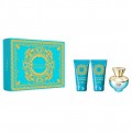 Versace Dylan Turquoise Pour Femme Woda toaletowa 50ml spray + el pod prysznic 50ml + Balsam do ciaa 50ml