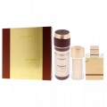 Al Haramain Amber Oud Gold Woda perfumowana 75ml spray + Woda perfumowana 30ml spray + Spray do ciała 200ml