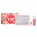 DKNY Be Delicious Fresh Blossom Woda perfumowana 100ml spray + 125ml Mgiełka do ciała + Woreczek
