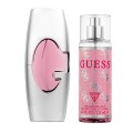 Guess Pink Woda perfumowana 75ml spray + Mgieka zapachowa 125ml