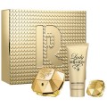 Paco Rabanne Lady Million Woda perfumowana 80ml spray + Balsam do ciała 100ml + Woda perfumowana spray 5ml