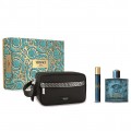 Versace Eros Woda toaletowa 100ml spray + Woda toaletowa 10ml spray + Kosmetyczka