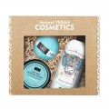 LaQ Music Krowa szampon i el do mycia 300ml + mus do mycia twarzy nawilajcy 40g + kula do kpieli Marakuja 120g