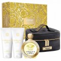 Versace Eros Pour Femme Woda toaletowa 100ml spray + el pod prysznic 100ml + Balsam do ciaa 100ml + Kosmetyczka