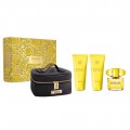 Versace Yellow Diamond Woda toaletowa 90ml spray + Balsam do ciała 100ml + Żel pod prysznic 100ml + Kosmetyczka
