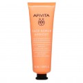 Apivita Face Scrub Apricot delikatny peeling do twarzy z Morelą 50ml  Apivita Face Scrub Apricot delikatny peeling do twarzy z Morelą 50ml