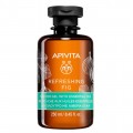 Apivita Refreshing Fig Shower Gel Odświeżający żel pod prysznic z Figą, Propolisem i olejkami eterycznymi 250ml  Apivita Refreshing Fig Shower Gel Odświeżający żel pod prysznic z Figą, Propolisem i olejkami eterycznymi 250ml