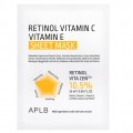 APLB Retinol Vitamin C Vitamin E Sheet Mask maseczka do twarzy w pachcie 25ml