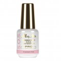 Molly Nails S.O.S. Antidotum Pro Salon baza kauczukowa do manicure pedicure i ozdb Powder Pink 15g