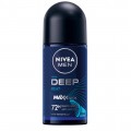 Nivea Men Deep Black Carbon Beat antyperspirant z aktywnym wglem Roll-On 50ml