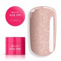 Silcare Base One Buldier Gel el budujcy do paznokci Shimmer Peach 100g