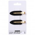Sister young Lily Makeup Hair Clips klipsy do wosw Black 2szt