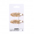 Sister young Lily Makeup Hair Clips klipsy do wosw Milk Apricot 2szt