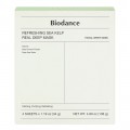 Biodance Refreshing Sea Kelp Real Deep Mask agodzca hydroelowa maseczka do twarzy 34g x 4szt