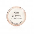 Quiz Cosmetics Matte Translucent Powder transparentny puder matujcy White 10g