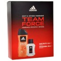 Adidas Team Force Woda toaletowa 50ml spray + Żel pod prysznic 250ml  Adidas Team Force Woda toaletowa 50ml spray + Żel pod prysznic 250ml
